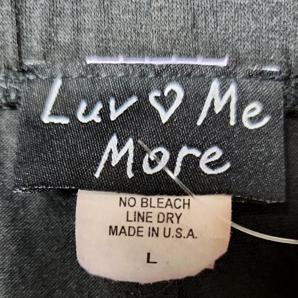 Luv Me More  Skater Mini Skirt New With Tags. Black Size L